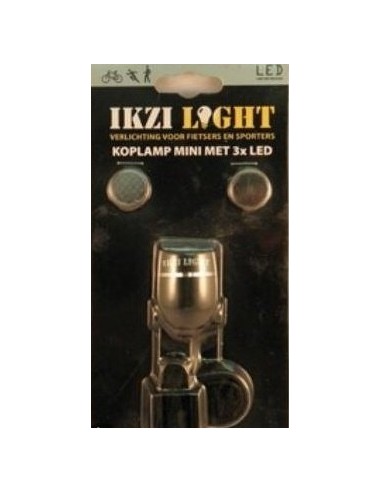 IKZI LIGHT KOPLAMP MINI MET 3x LED