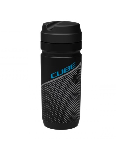 CUBE MATERIAALBIDON 600ML ZWART