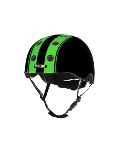 MELON HELM DOUBLE GREEN BLACK MATT