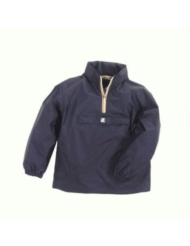 K-WAY REGENVEST DIAZ KINDER MET OPBERGZAKJE BLAUW