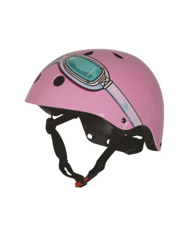 KIDDIMOTO HELM KINDER PINK GOGGLE