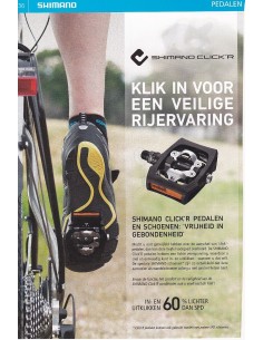 SHIMANO PEDALEN PDT400 WIT SHIMANO PEDALEN PDT400 WIT