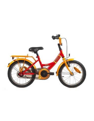 BIKE FUN KINDERFIETS DINO 16 ROOD/ORANJE